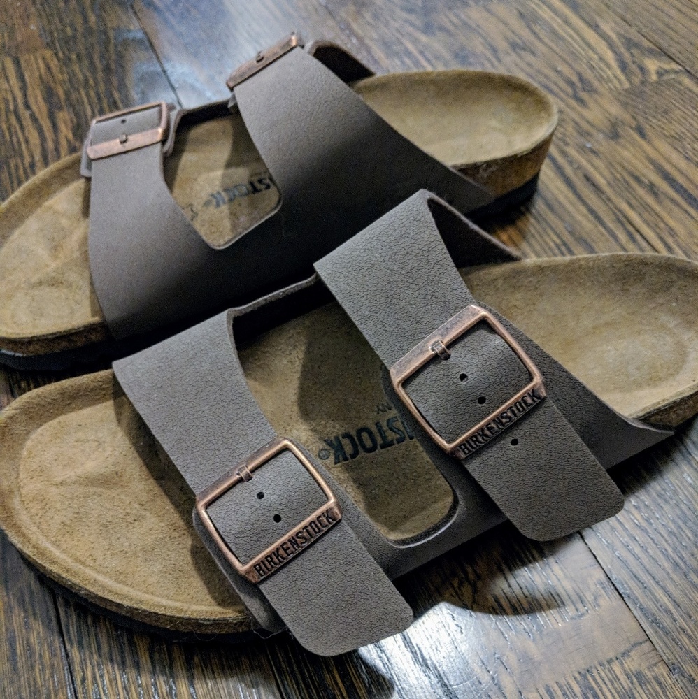 Birkenstock Arizona Sandals in Grey